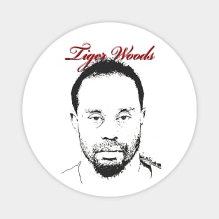 DRAWING VINTAGE - TIGER WOODS Magnet